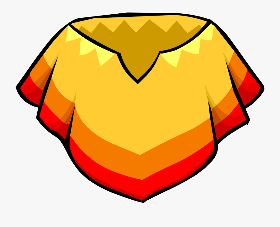 Mexican Poncho Clipart - Club Penguin Poncho, Transparent Clipart