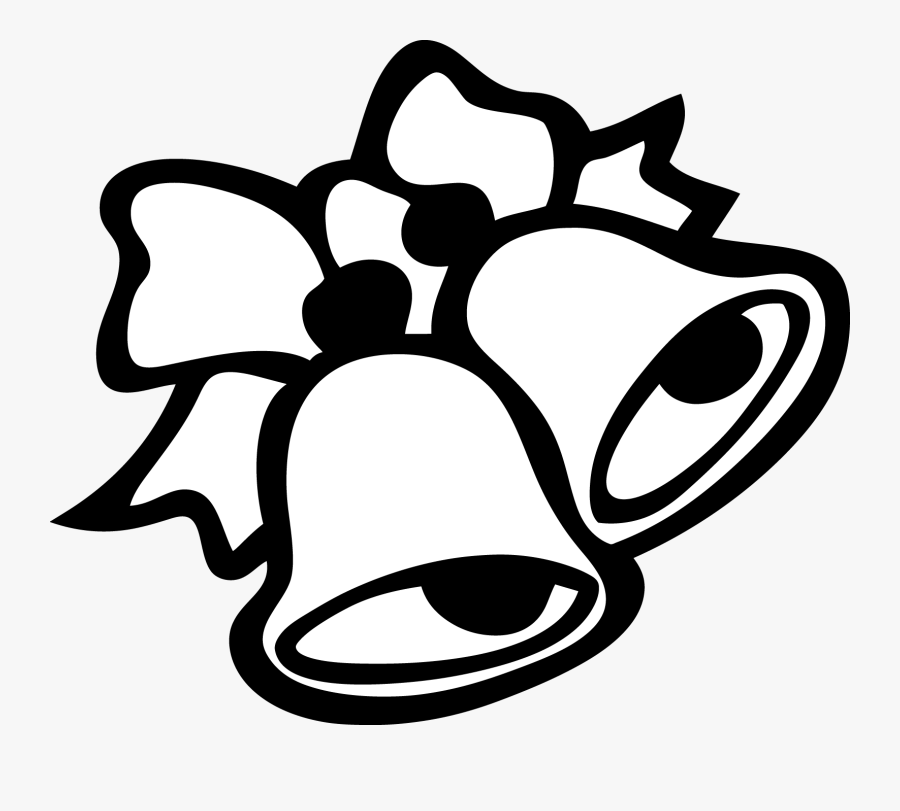 Wedding Bell Clip Art - Bell Black And White, Transparent Clipart