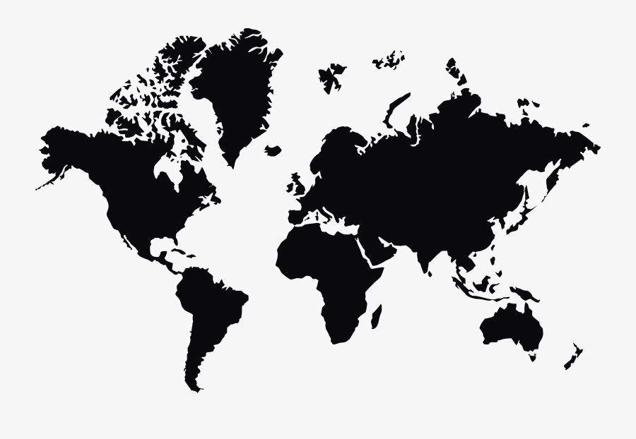 Photography - Hexagonal Map Of The World, Transparent Clipart