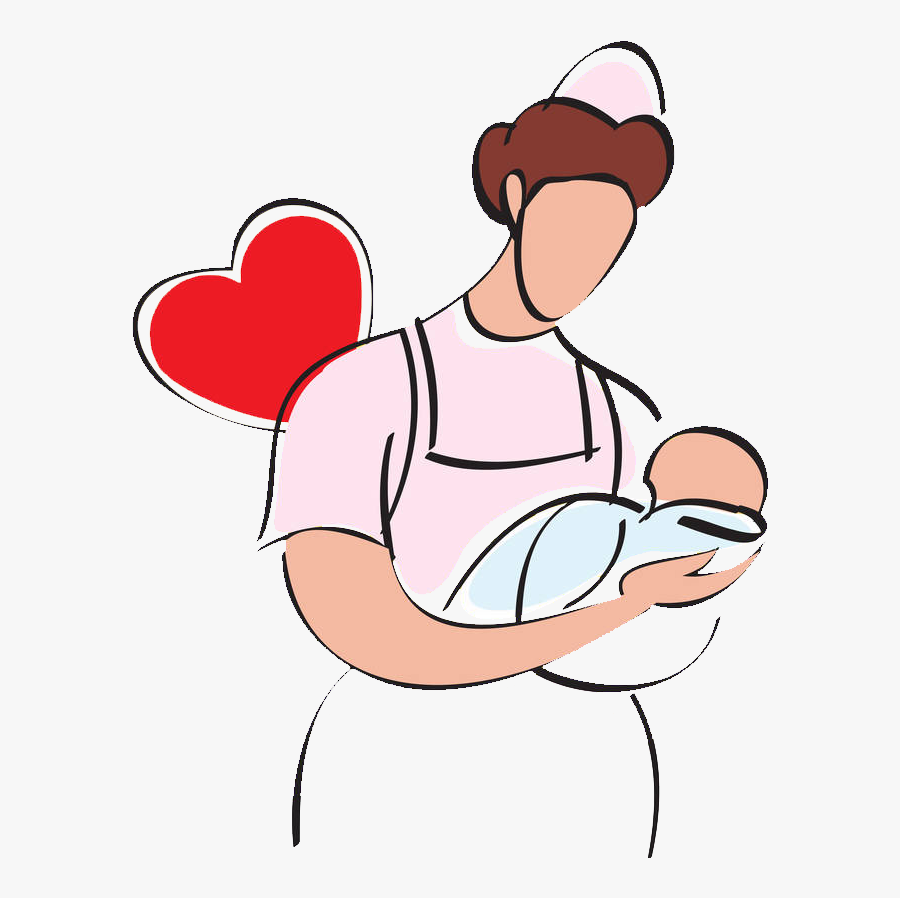 Clipart Clothes Nurse - Enfermera Bebes Recien Nacidos, Transparent Clipart