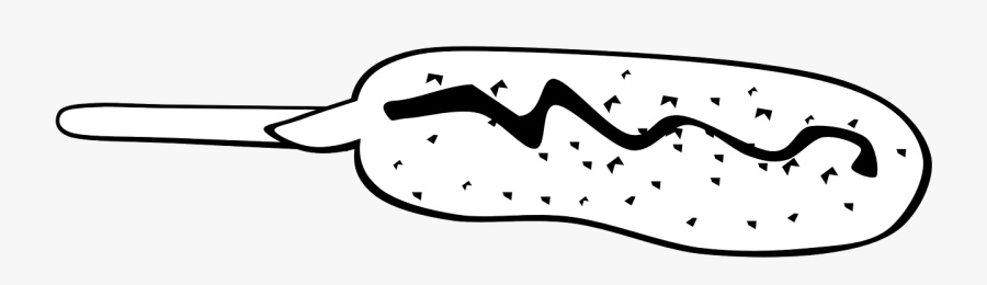 Hotdog Vector Stick Clipart - Corn Dog Clip Art, Transparent Clipart