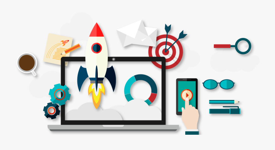 Business Clipart Business Enterprise - Digital Marketing Vector Png, Transparent Clipart