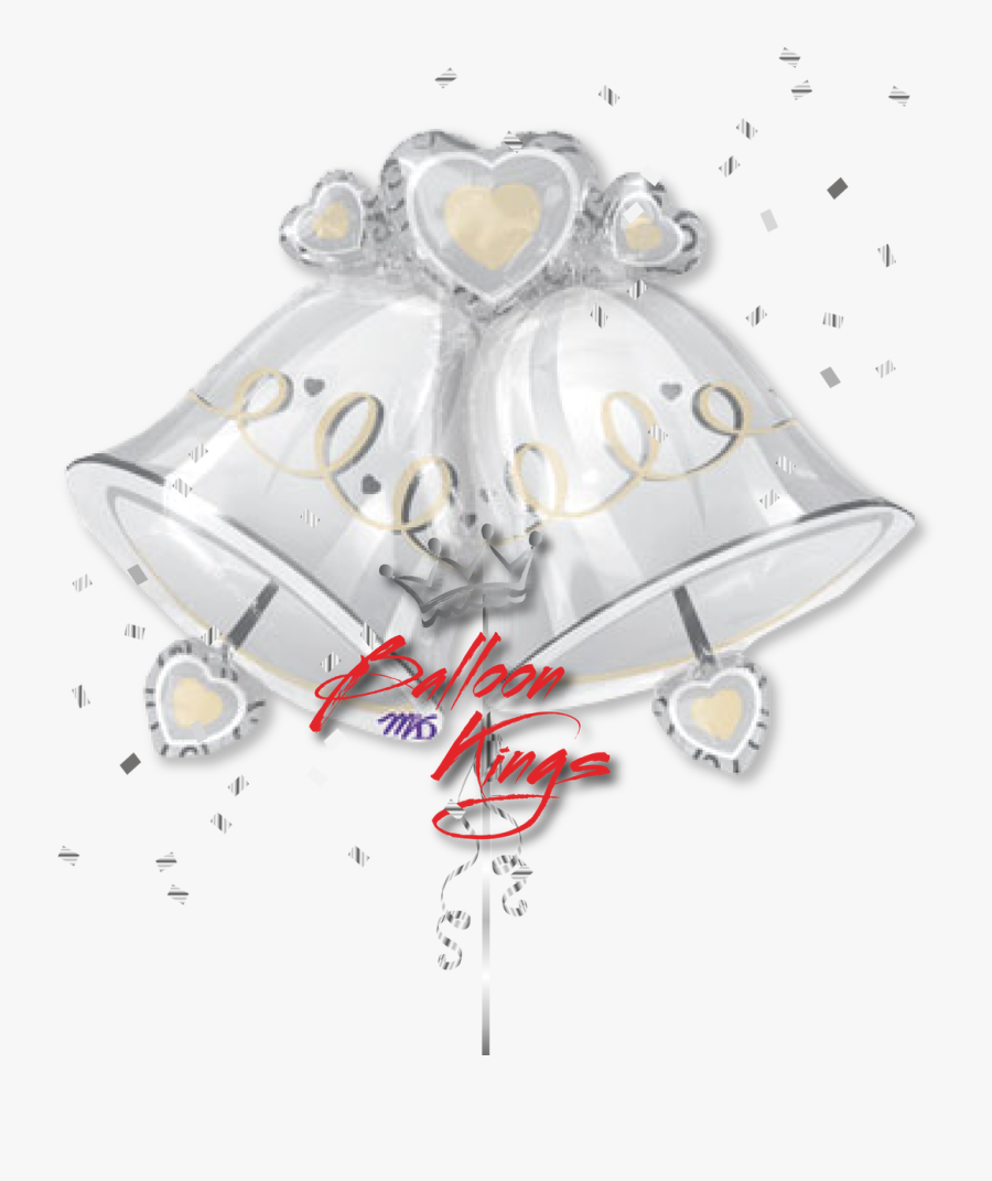 Wedding Bells Image - Silver And Gold Wedding Bells, Transparent Clipart