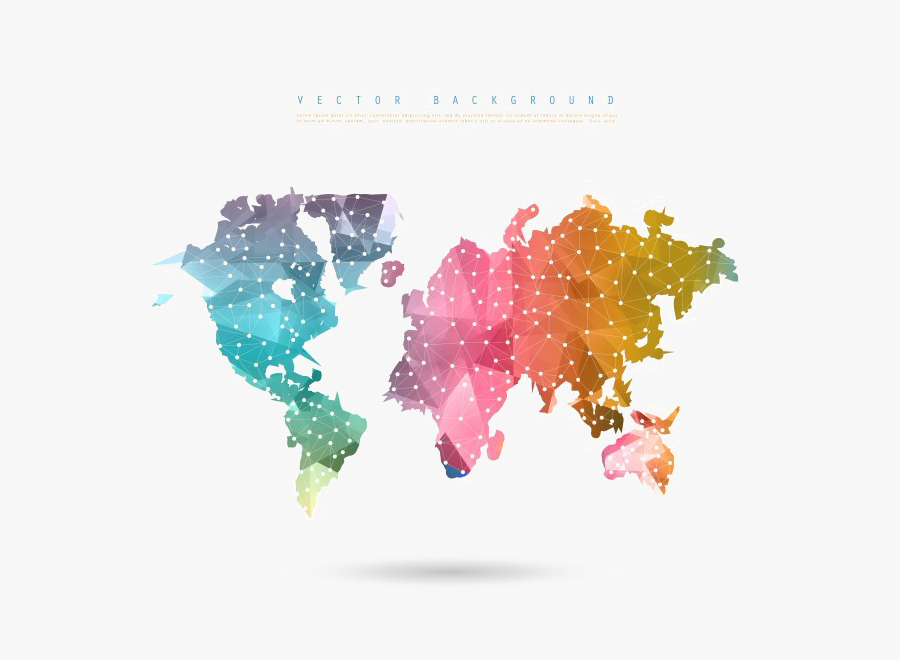 Abstract World Map Picture Free Clipart Hd - Socially Conscious Businesses, Transparent Clipart