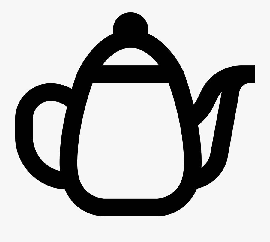 This Is A Picture Of A Simple Tea Kettle - Teapot, Transparent Clipart