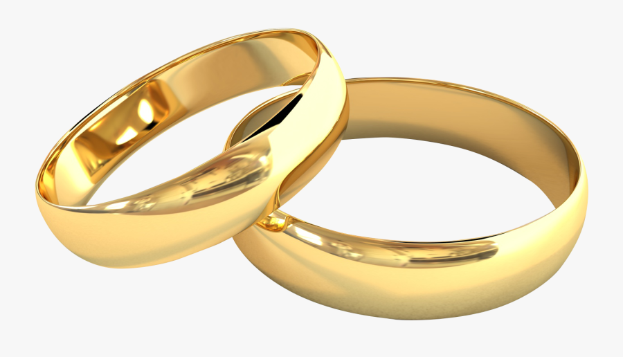 Gold Wedding Png - Gold Ring Png, Transparent Clipart