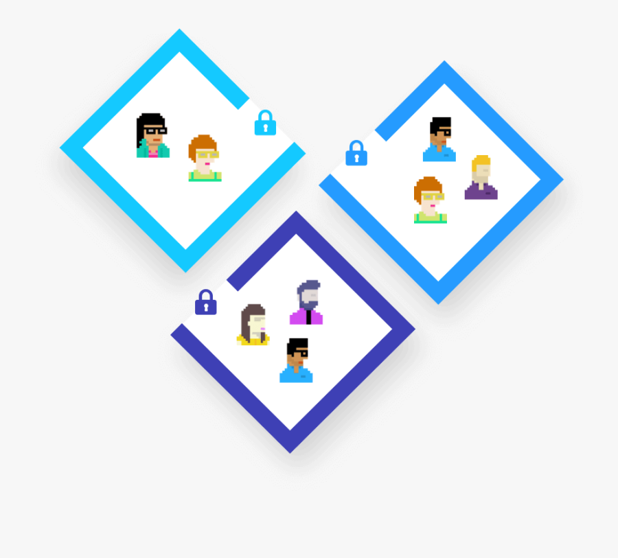 Immuta Projects Are Walled Gardens For Teamwork, Protected - Znak Vybusnosti, Transparent Clipart