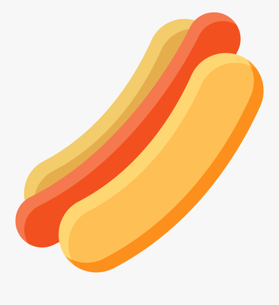 Hot Dog Sausage - Cartoon Hot Dog Transparent, Transparent Clipart
