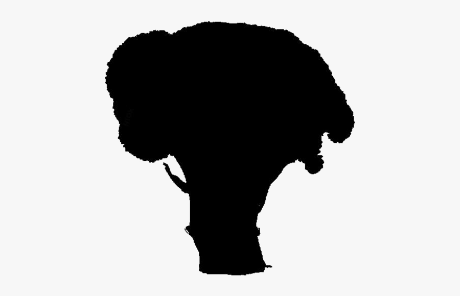 Colorful Broccoli Png Clipart - Silhouette, Transparent Clipart