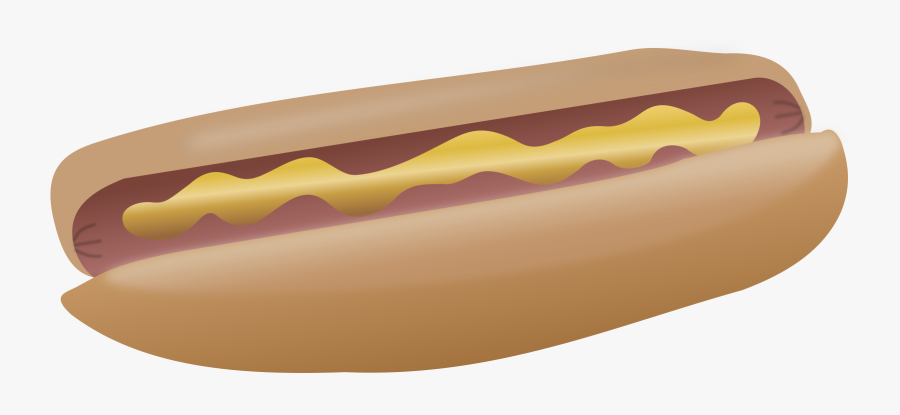 Hot Dog,jaw,hot Dog Bun - Hot Dog, Transparent Clipart