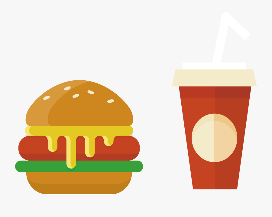 Hotdog Clipart Packaged Food - Fast Food Illustration Png, Transparent Clipart