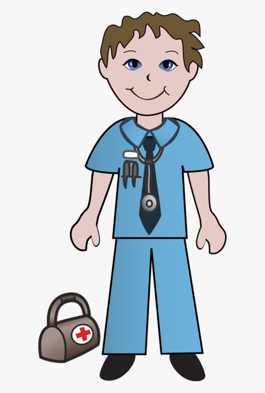 Clipart Of Doctor Doctors And Ready Nurse Clipart Black And