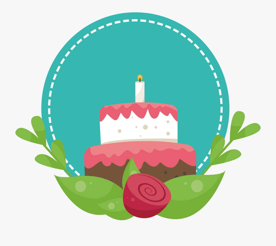 Lovely Decoration Label Transprent - Brown And Blue Background, Transparent Clipart