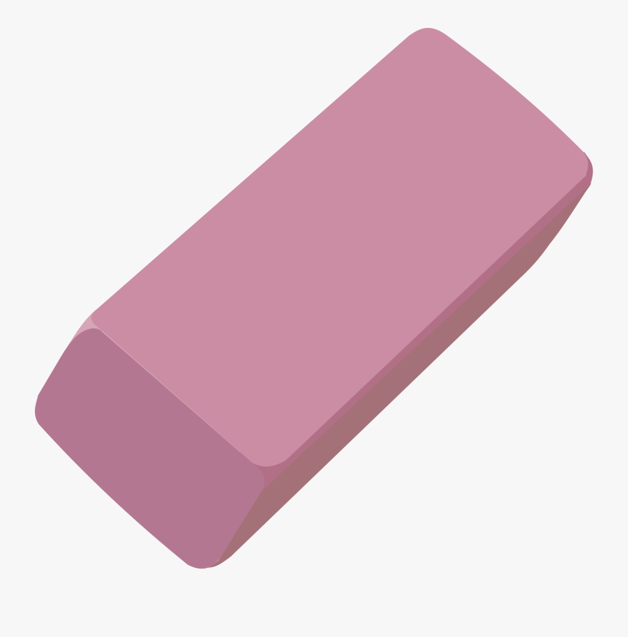 File - Pink - Transparent Background Eraser Clipart, Transparent Clipart