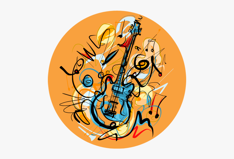 Band Clipart Entertainers - Graffiti Music Notes, Transparent Clipart