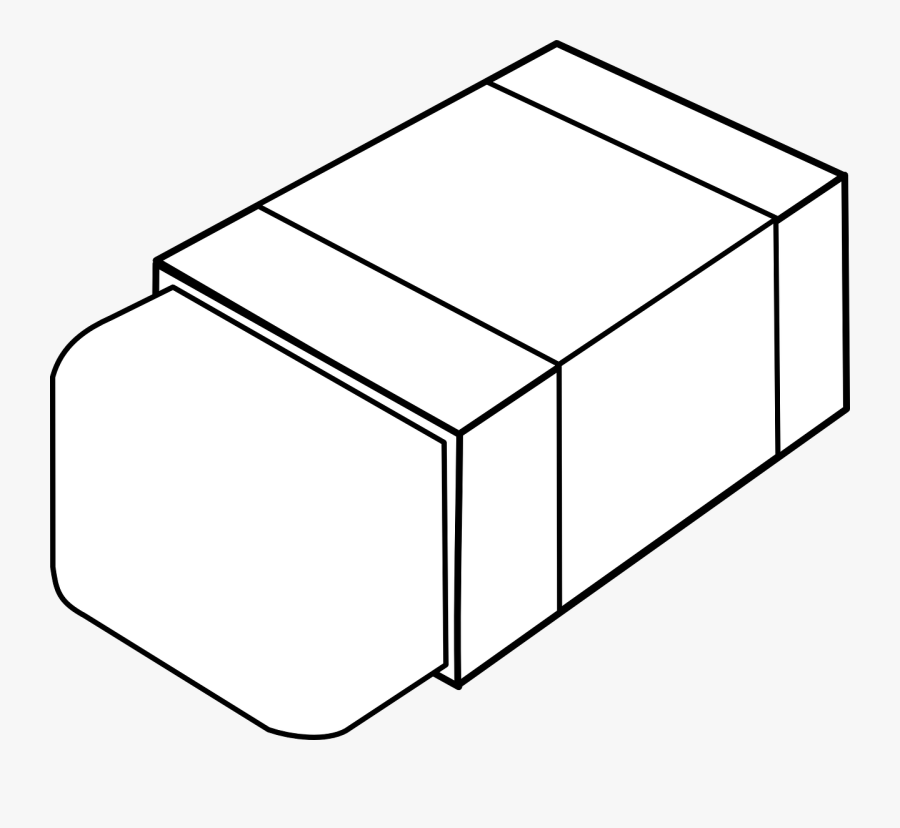 Efface / Eraser Eraser Clipart Black And White , Free Transparent