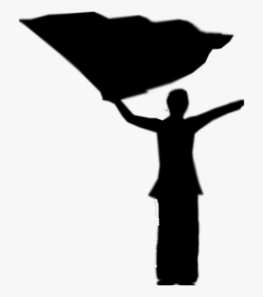 Clipart Colorguardeducator Com Color Guard Silhouette - Color Guard Silhouette Male, Transparent Clipart