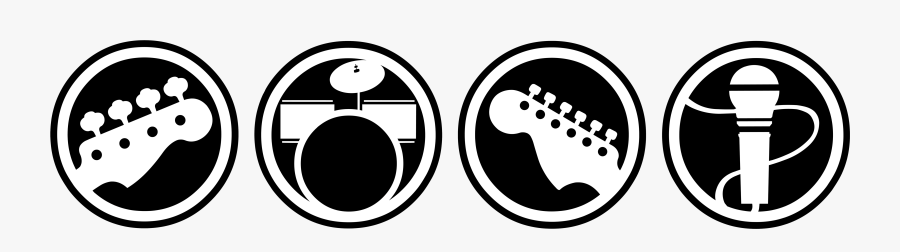 Rock Harmonix Drums Set - Drums Logo Rock Band, Transparent Clipart