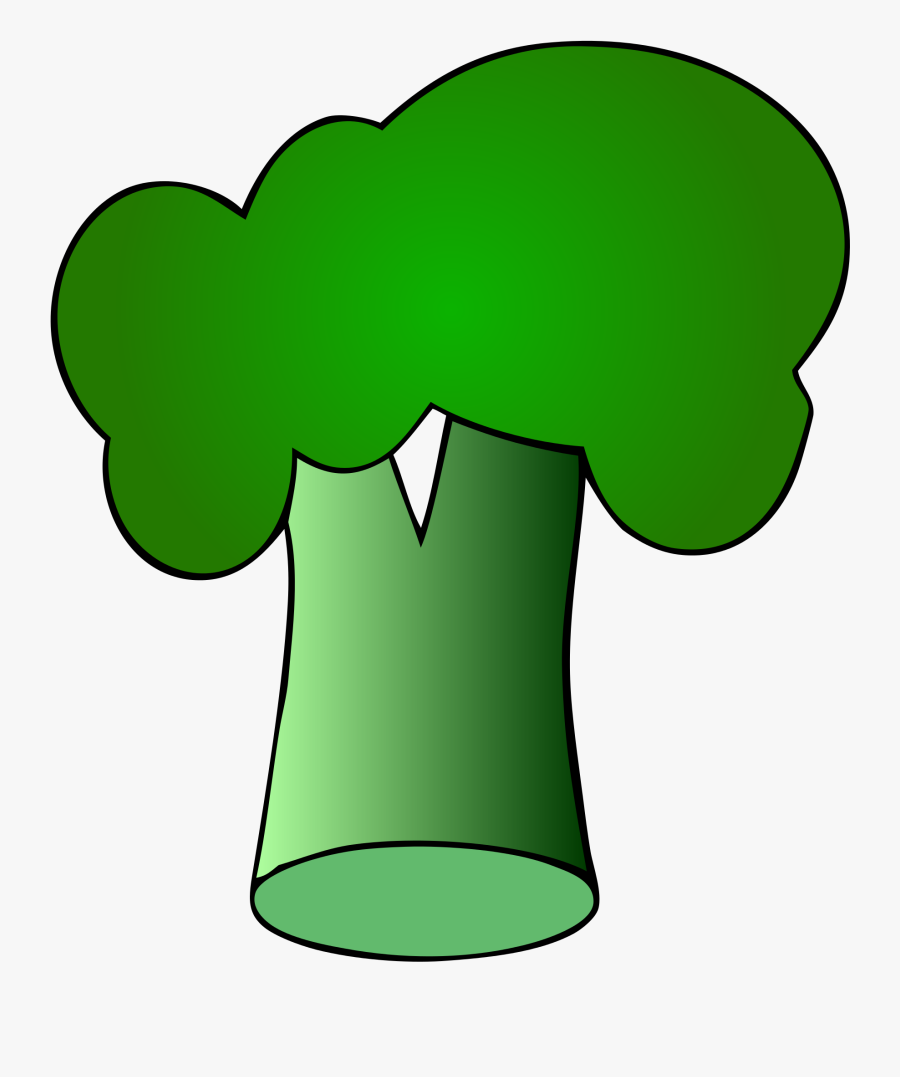 File - Broccoli - Svg - Cartoon Broccoli - Cartoon Broccoli, Transparent Clipart