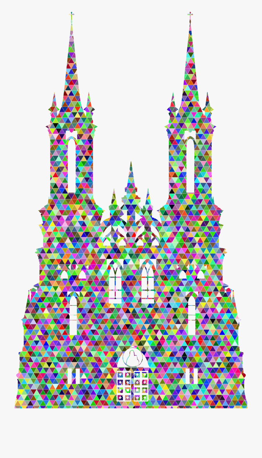 Transparent Christian Clipart - Prismatic Castle, Transparent Clipart