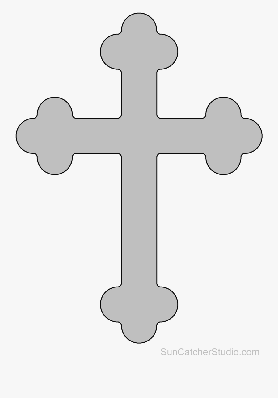 Religious And Christian Clip Art Designs - Black Gothic Crosses Tattoos, Transparent Clipart