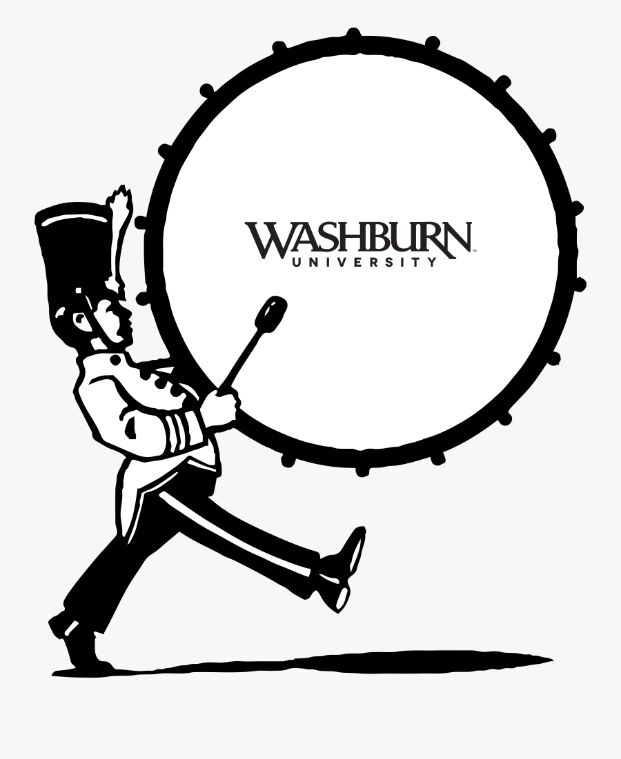 Bass Drums Percussion Clip - Marching Band Bass Drum Clip Art, Transparent Clipart