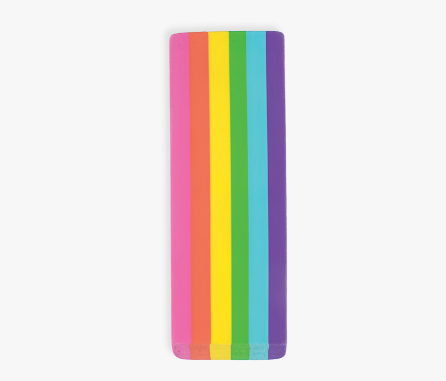 Clip Art Rainbow Eraser - Rainbow Eraser, Transparent Clipart