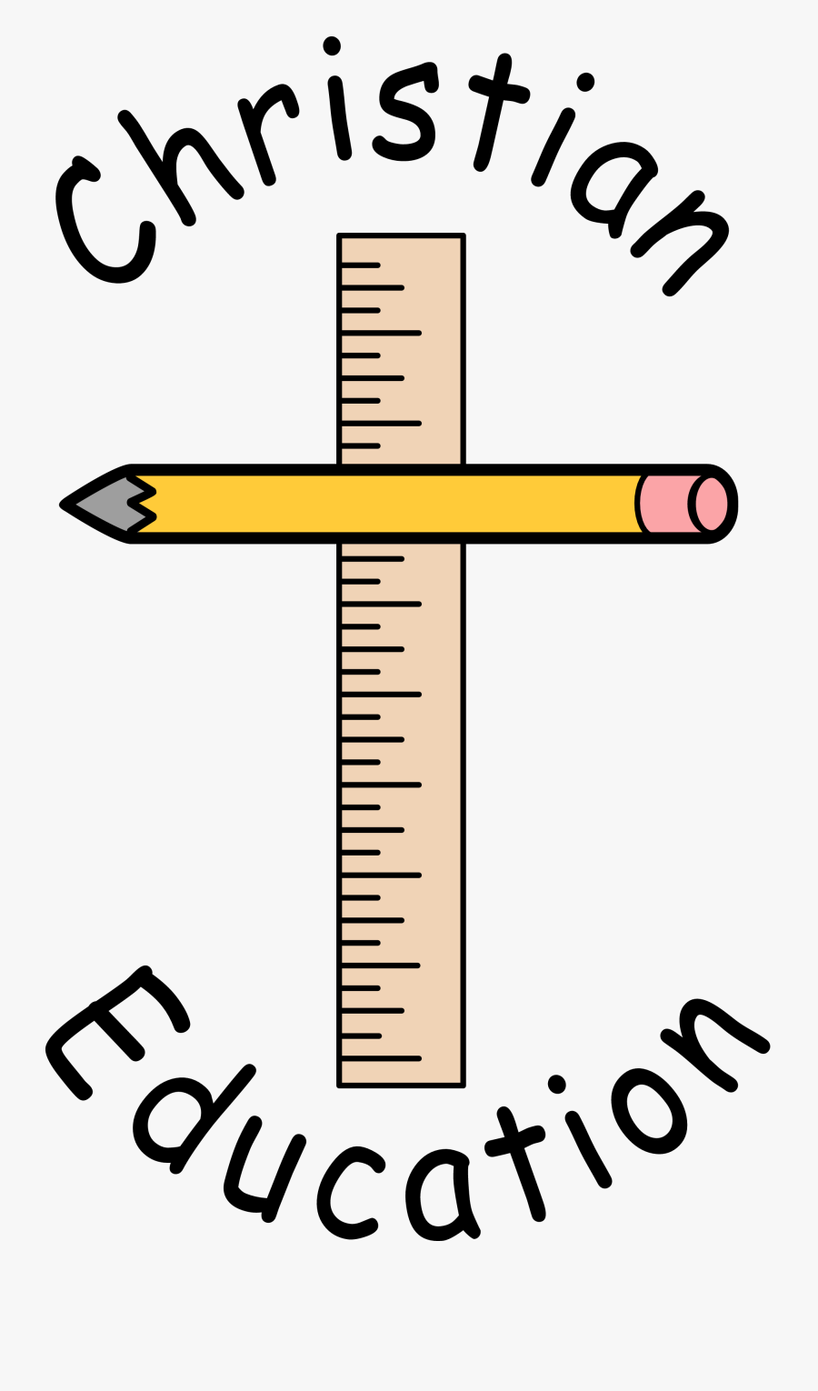 Religious Clipart Church Member - Christian Education Clip Art, Transparent Clipart