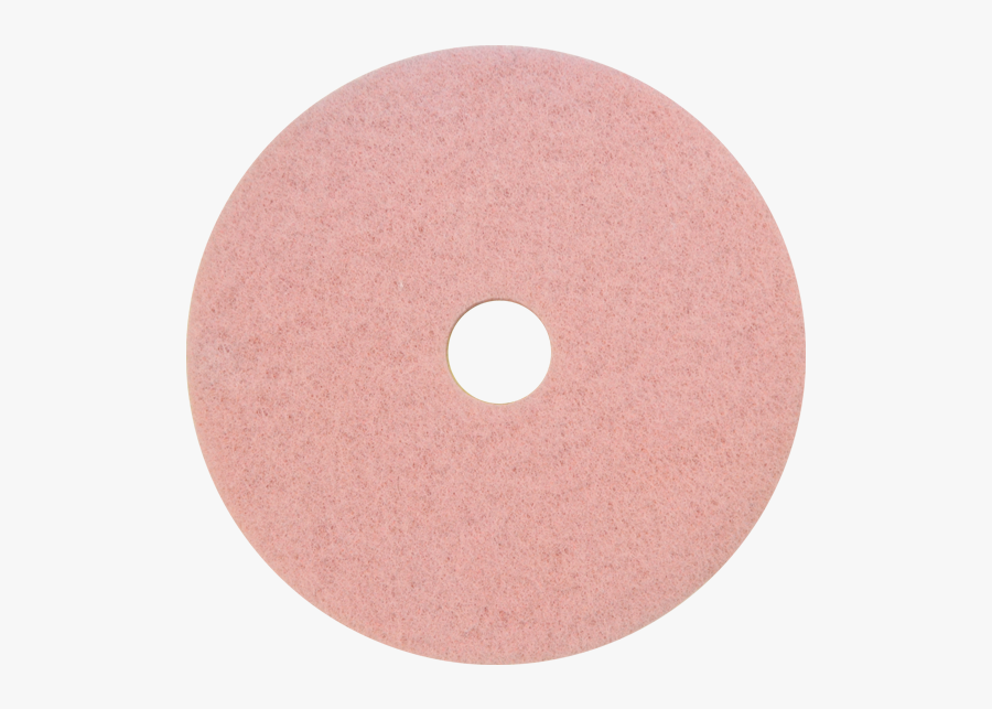 Pink Eraser Burnishing/cleaning Pad - Circle, Transparent Clipart