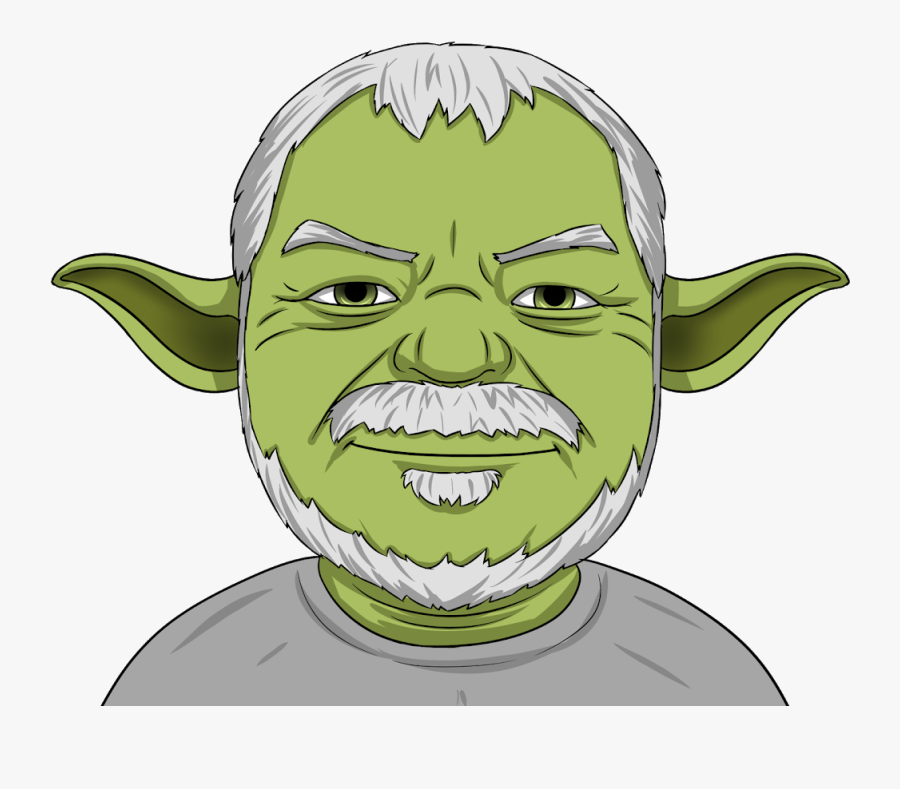 Yoda,cartoon,fictional - Cartoon, Transparent Clipart