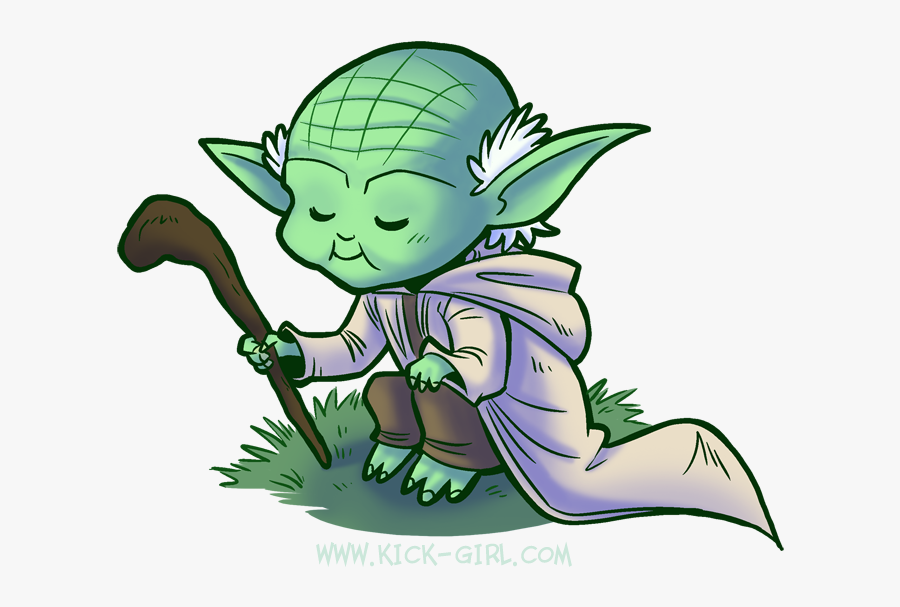 Cute Yoda Clipart - Yoda Cute, Transparent Clipart