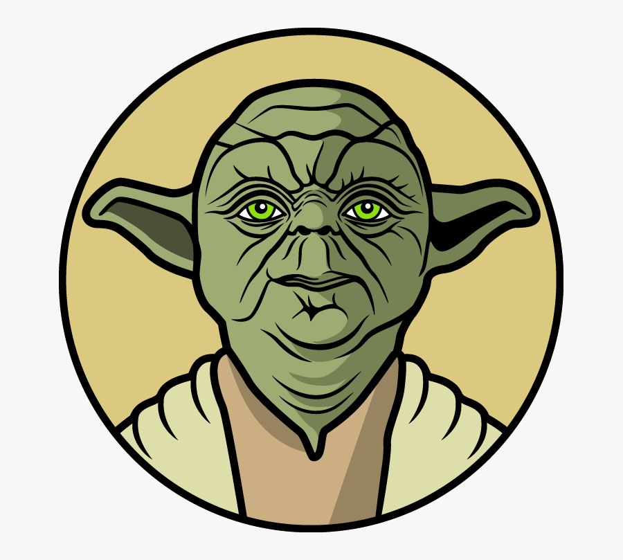 Star Wars Cartoon Faces, Transparent Clipart