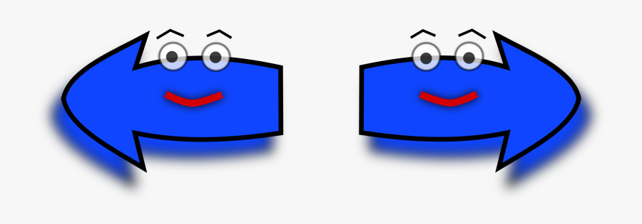 Arrow Set Left-right - Arrows Pointing Left And Right, Transparent Clipart