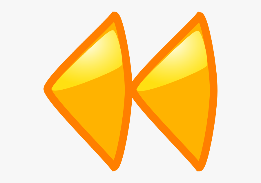 Left Arrows Svg Clip Arts - Gambar Panah Oranye Png, Transparent Clipart