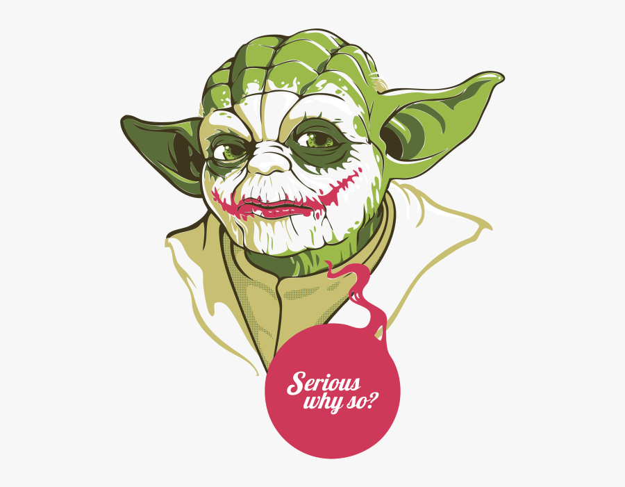 Yoda Joker Luke Skywalker T-shirt Anakin Skywalker - Joker Yoda, Transparent Clipart