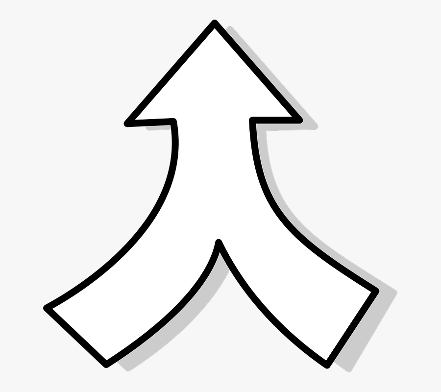 Useful For Developer Converging Arrows Clipart Bese64 - Two Arrows