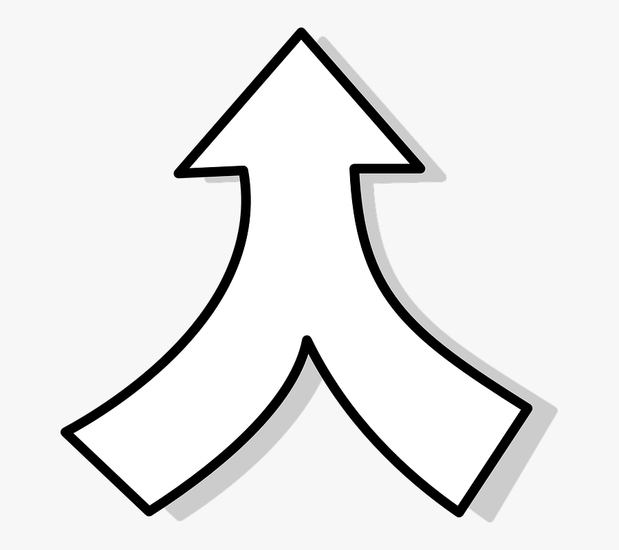 Useful For Developer Converging Arrows Clipart Bese64 - Two Arrows Becoming One, Transparent Clipart