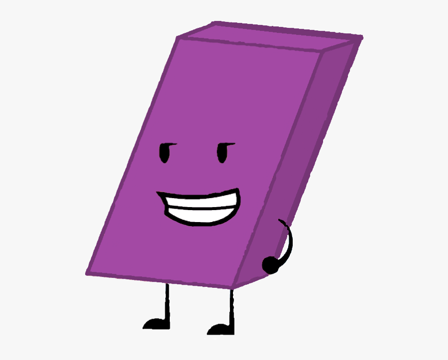 Transparent Eraser Clipart - Pencil Bfdi Before And After, Transparent Clipart