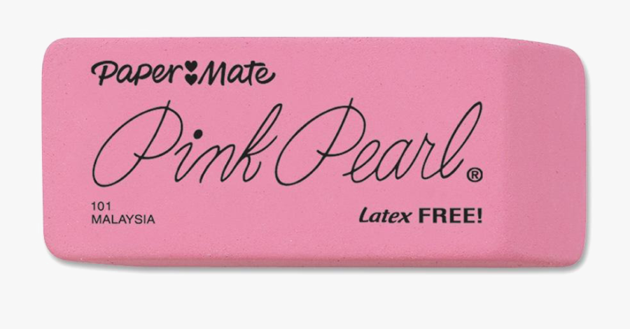 Pink Eraser Png Image - Label, Transparent Clipart