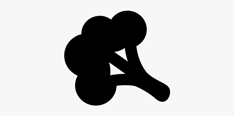 Free Broccoli Icon Png Vector - Black Broccoli Logo, Transparent Clipart