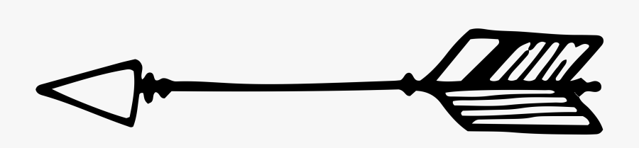 Arrow Clipart Silhouette - Transparent Background Arrows Clipart, Transparent Clipart