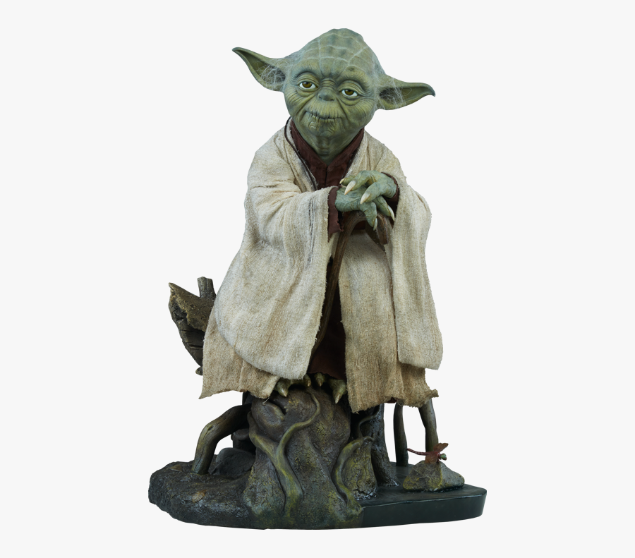 Transparent Yoda Head Clipart - Sideshow 1 2, Transparent Clipart