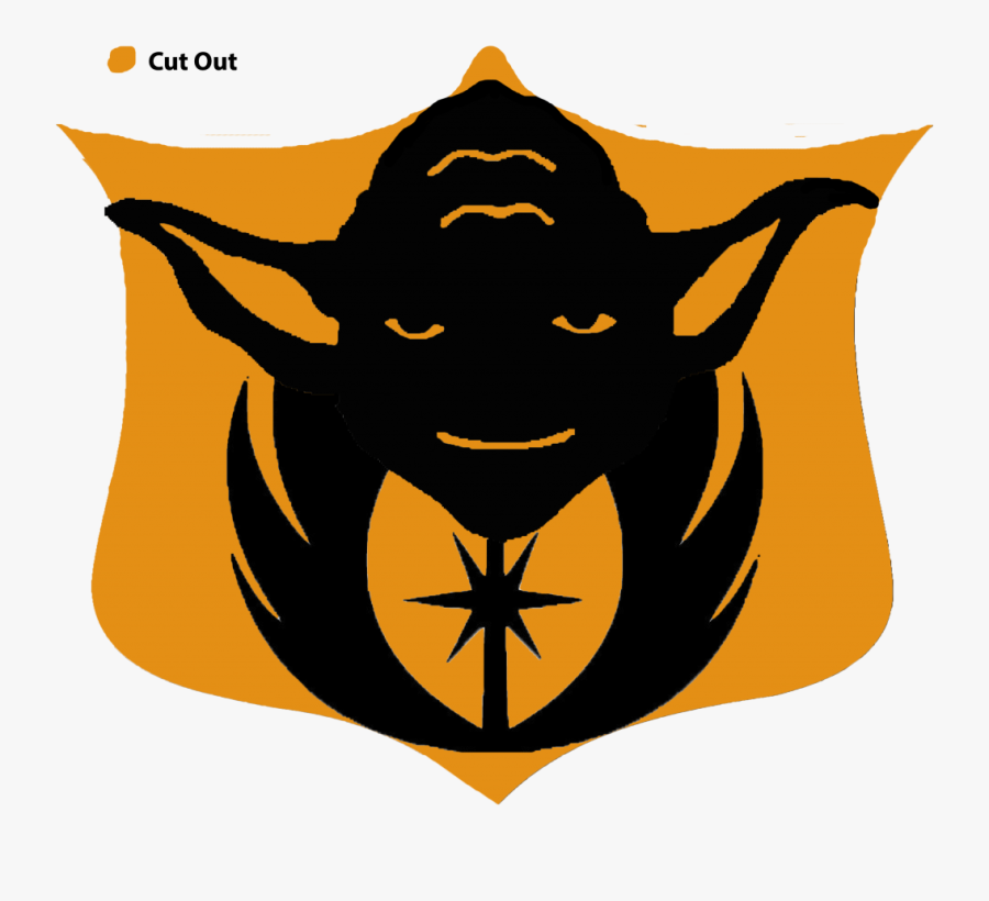 Pumpkin Template Clipart - Star Wars Jedi Symbol, Transparent Clipart