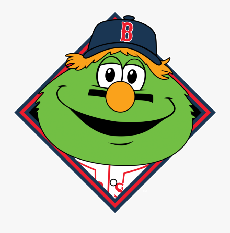Baseball Clipart Red Sox - Wally The Green Monster Cartoon, Transparent Clipart