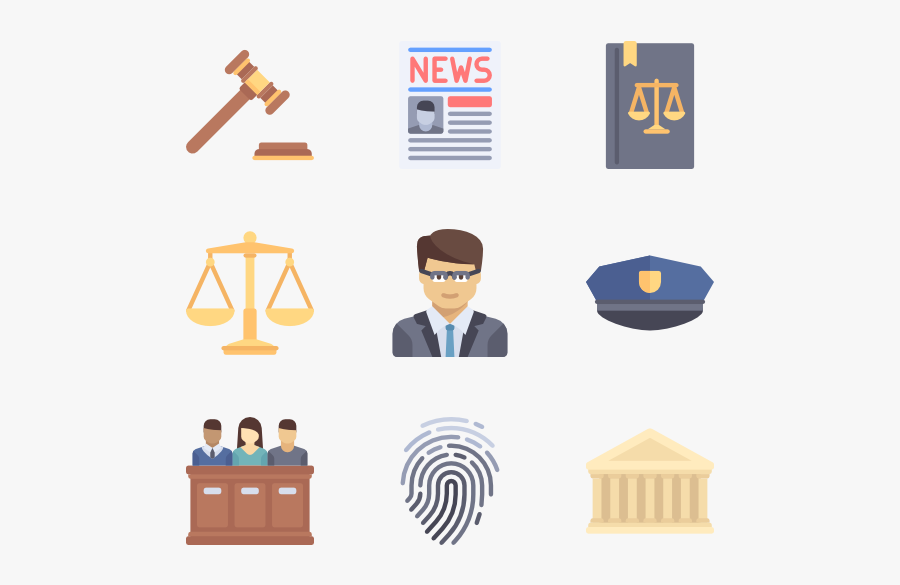 Law Icons - Law Icons Png, Transparent Clipart