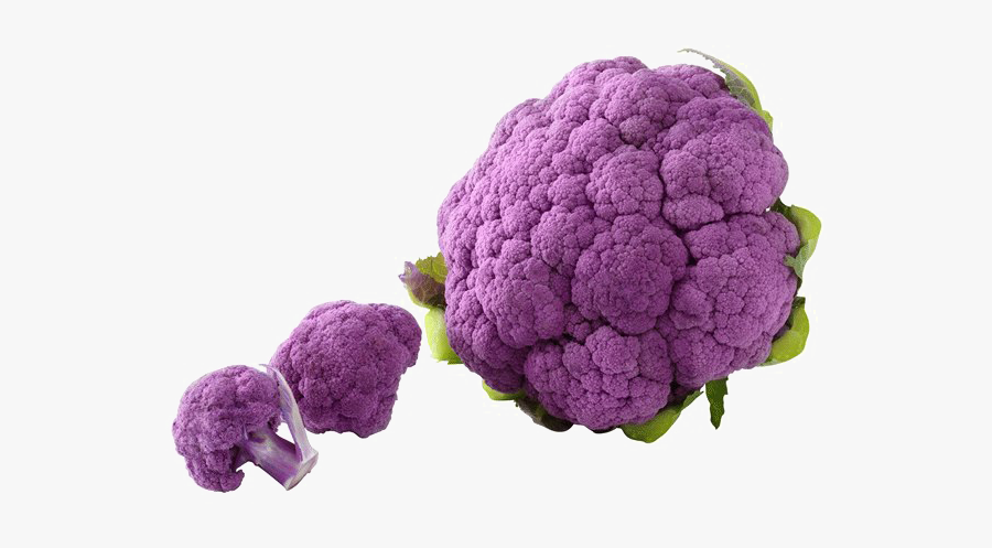 Cauliflower Png Clipart Background - Purple Cauliflower Png, Transparent Clipart