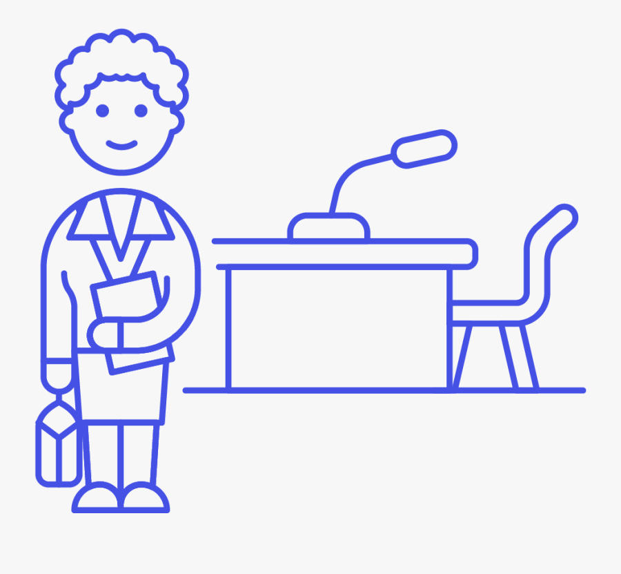 37 Lawyer Female African American - Lawyer Clipart, Transparent Clipart