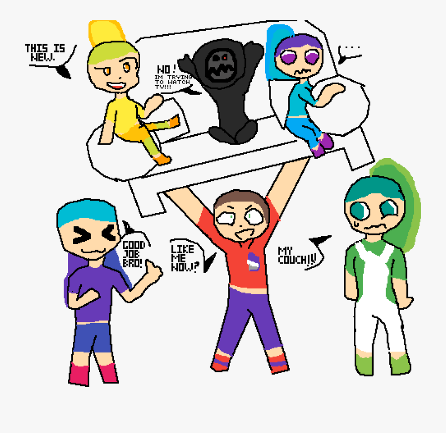 Transparent Kids Watching Tv Clipart - Cartoon, Transparent Clipart