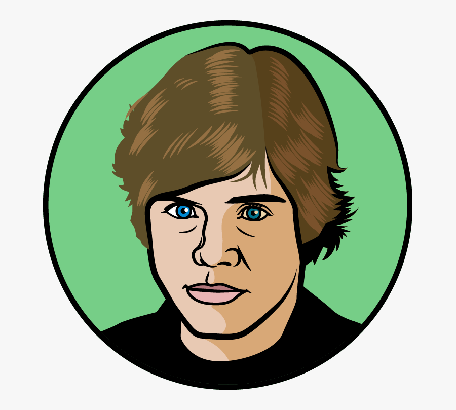 No One"s Better At Working The Count Than Yoda, Which - Drawings Of Luke Skywalker Face, Transparent Clipart