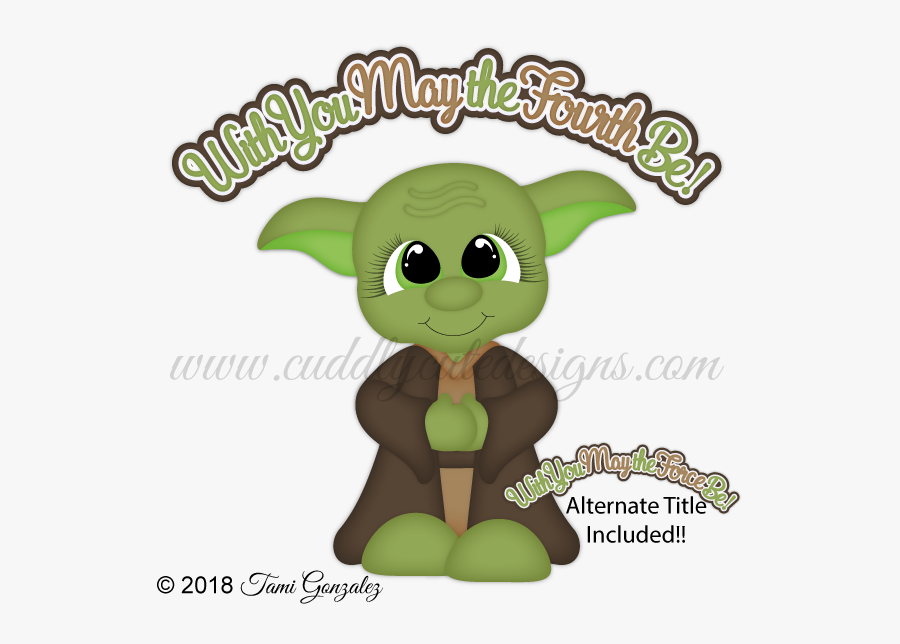 Yoda Title - Cartoon, Transparent Clipart